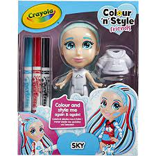 Crayola Colour N Style Friends 5 Doll Assorted Styles