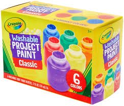 Crayola  Pk6 Washable Kids Paint - Image 2