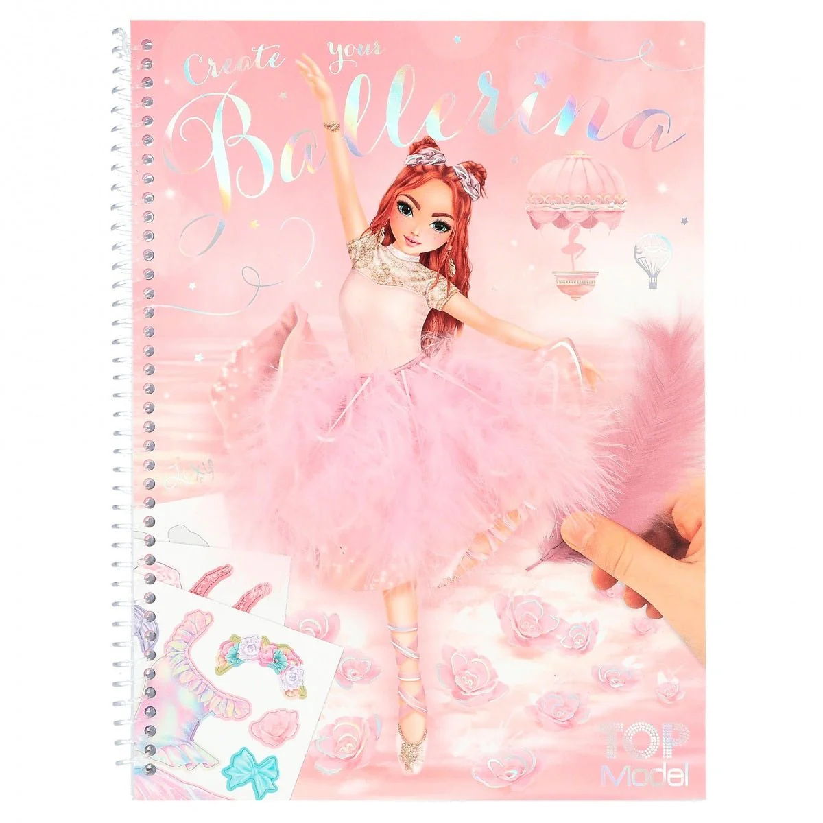 Create your TOPModel Colouring Book BALLET 12122