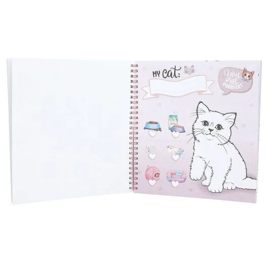 Create Your Topmodel Kitty Colouring Book - Image 2