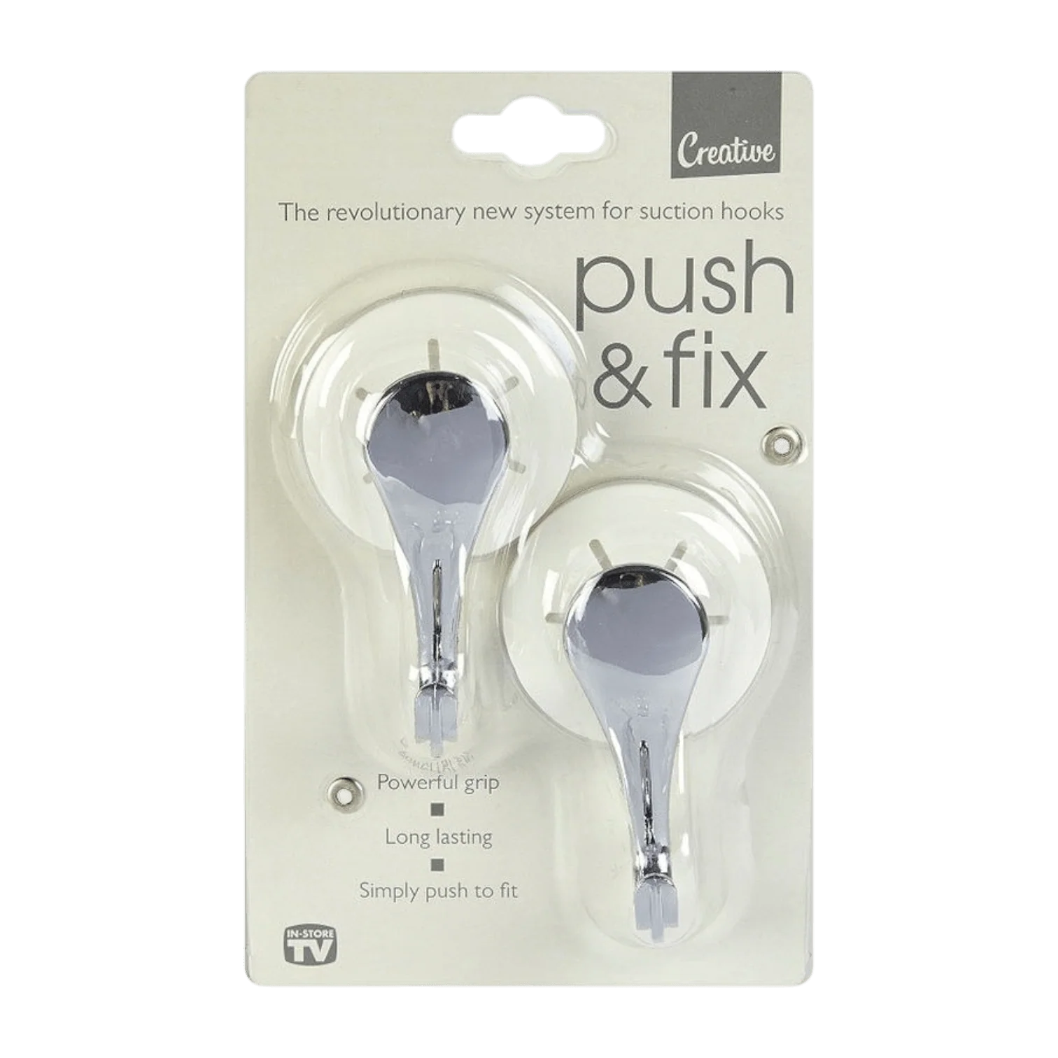 Creative Products - Push & Fix Suction Hooks