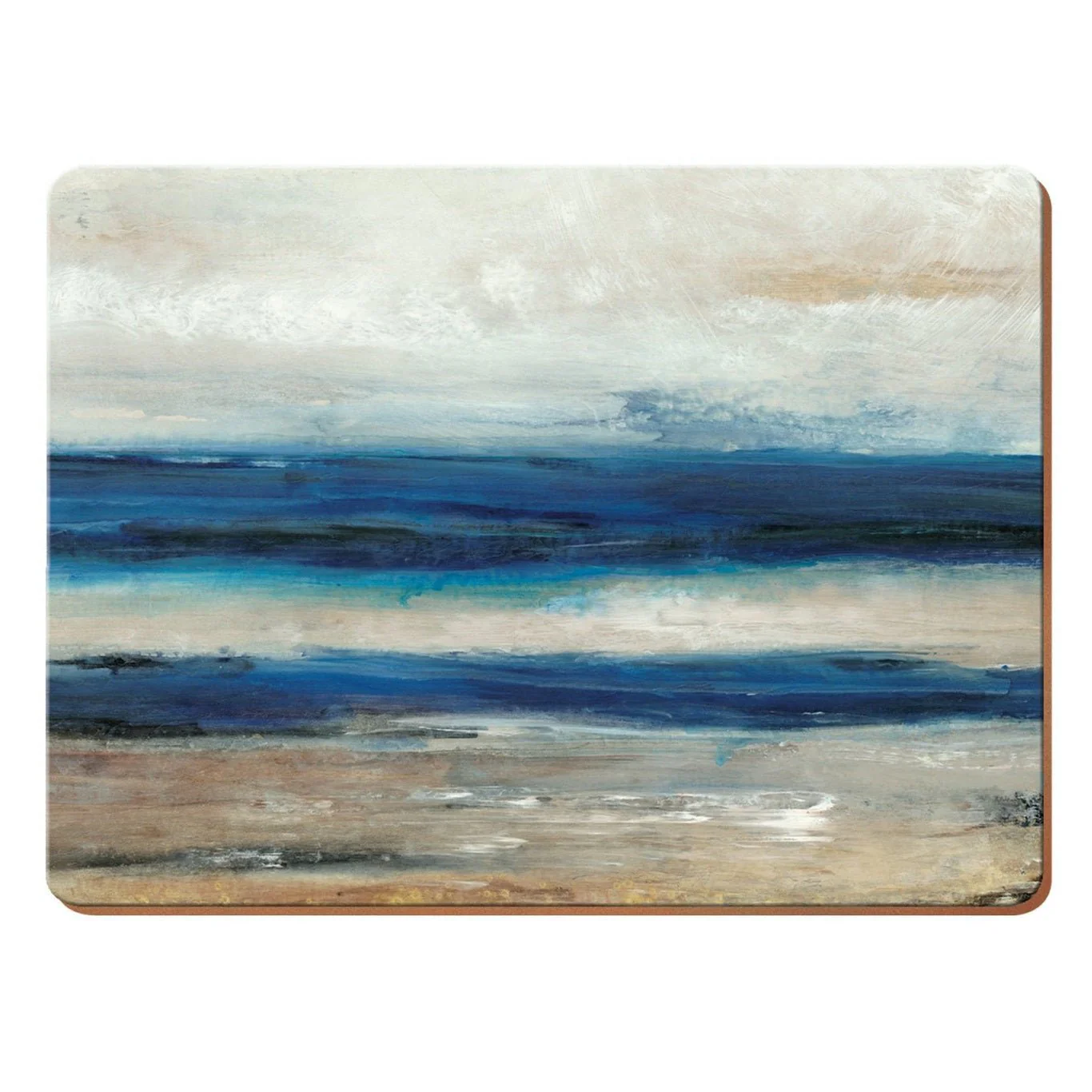 Creative Tops Blue Absract Pack Of 6 Premium Placemats