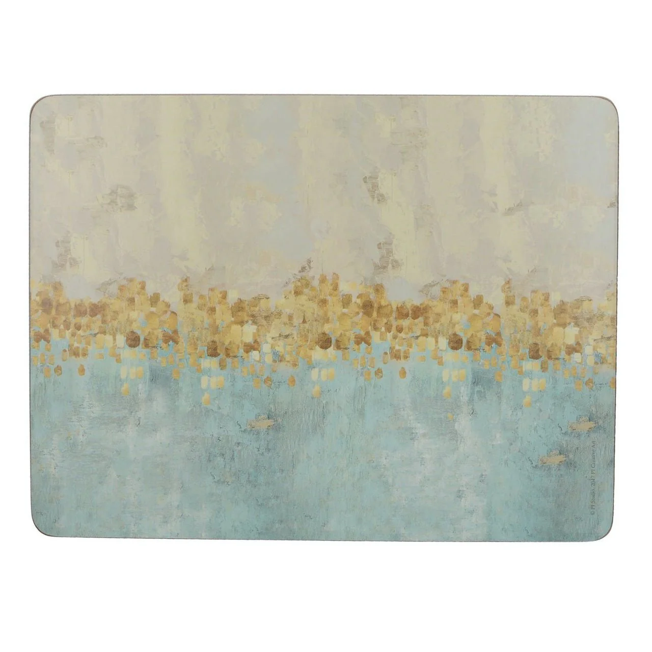 Creative Tops Golden Reflections Pack Of 6 Premium Placemats