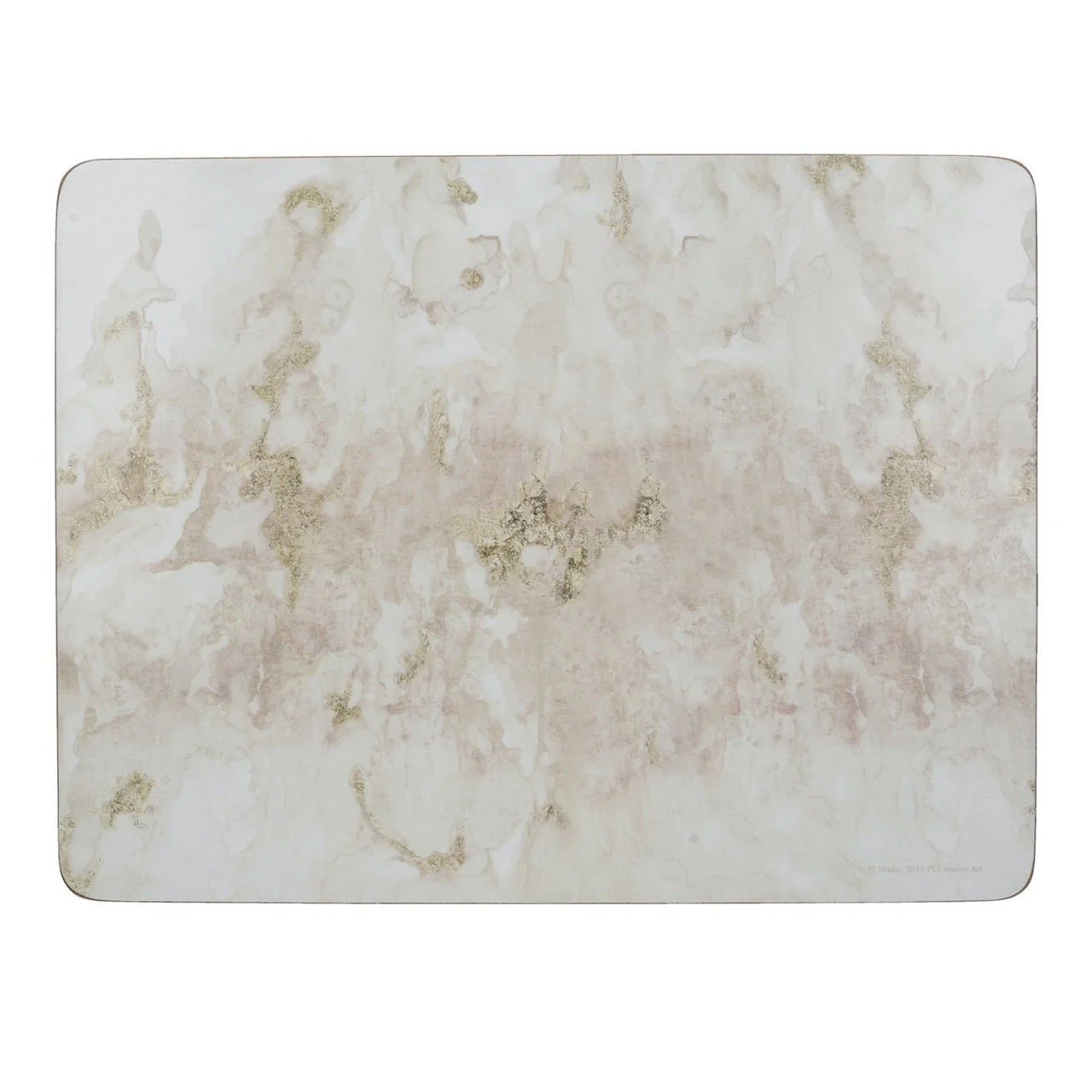Creative Tops Grey Marble Pack Of 6 Premium Placemats