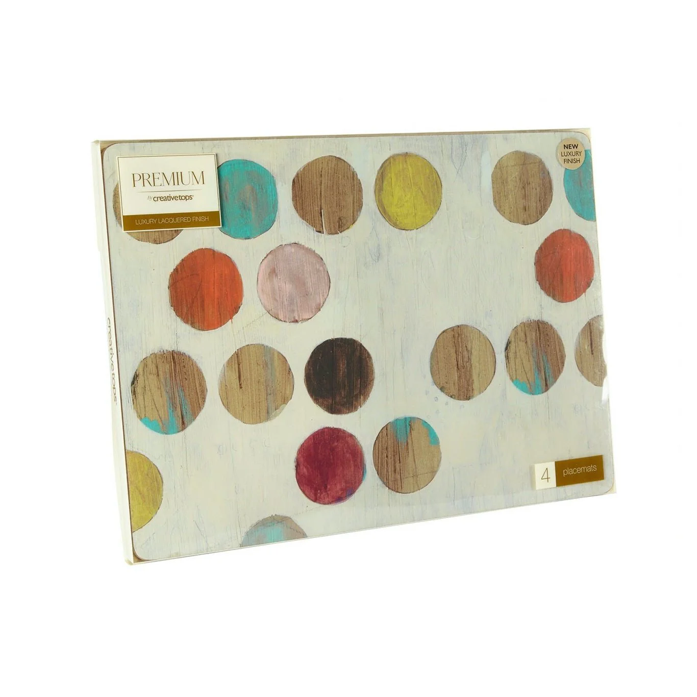 Creative Tops Retro Spot Pack Of 4 Large Premium Placemats - Image 2