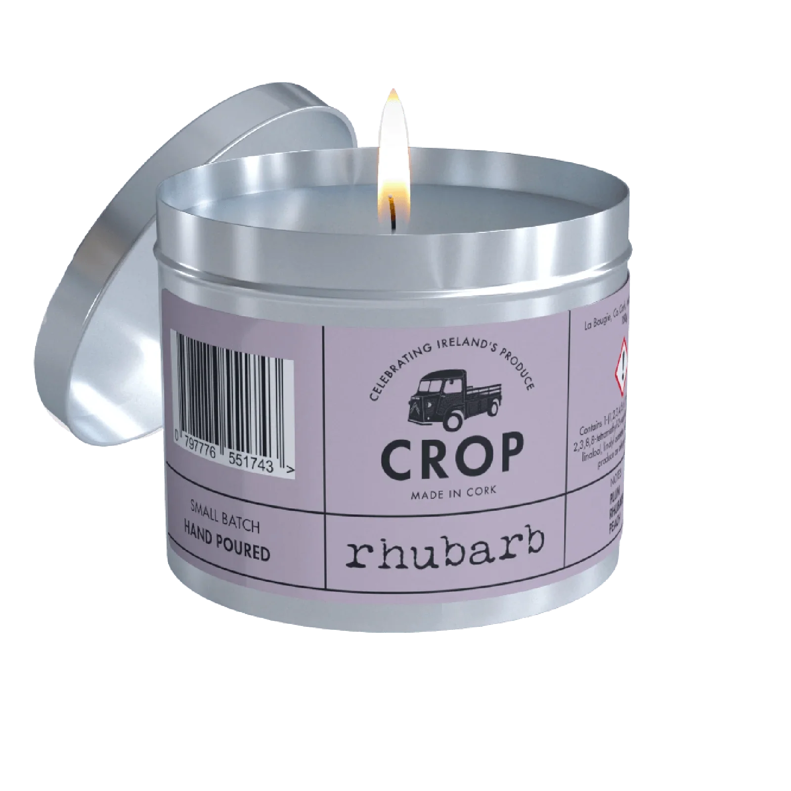 Crop Candle - Rhubarb 150g