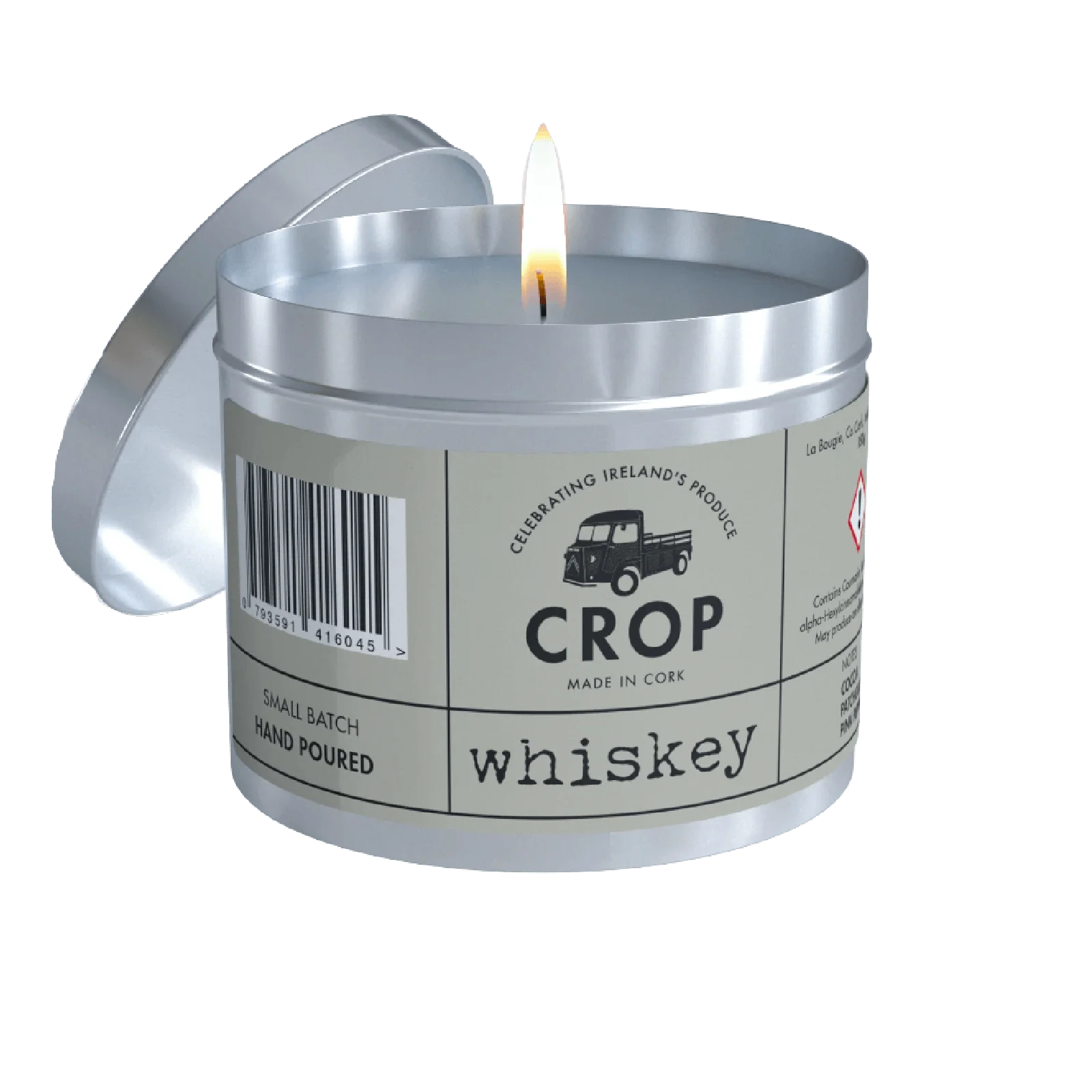 Crop Soy Wax Candle Whiskey 150g