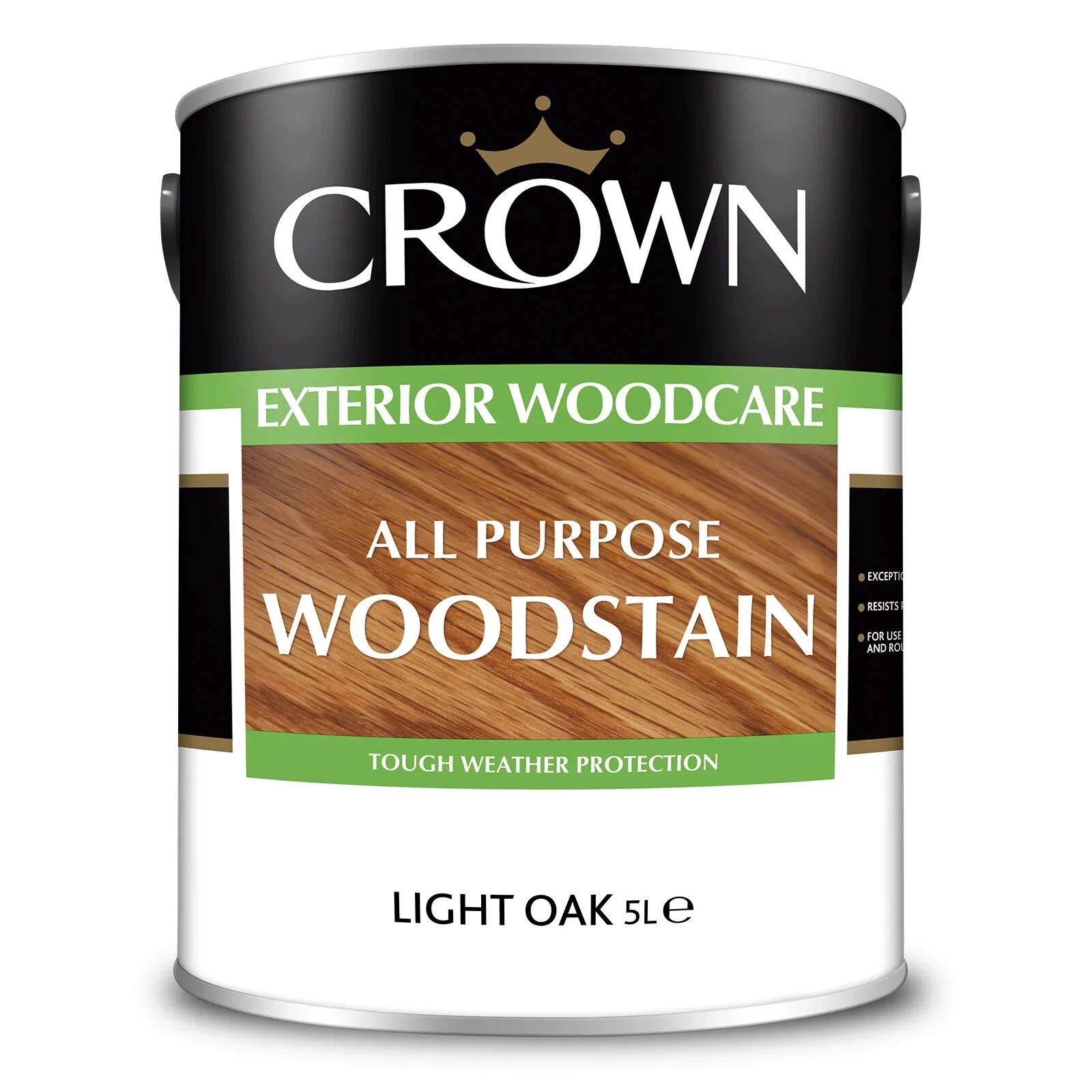 Crown Trade All Purpose Woodstain 5L Light Oak