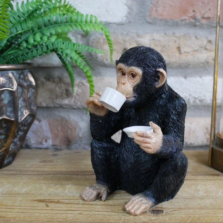 Cup of Tea Monkey 18cm