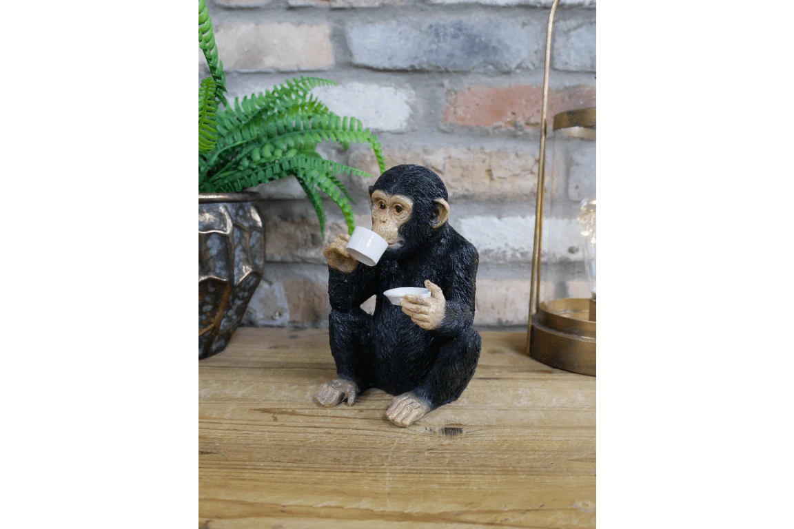 Cup of Tea Monkey 18cm - Image 2