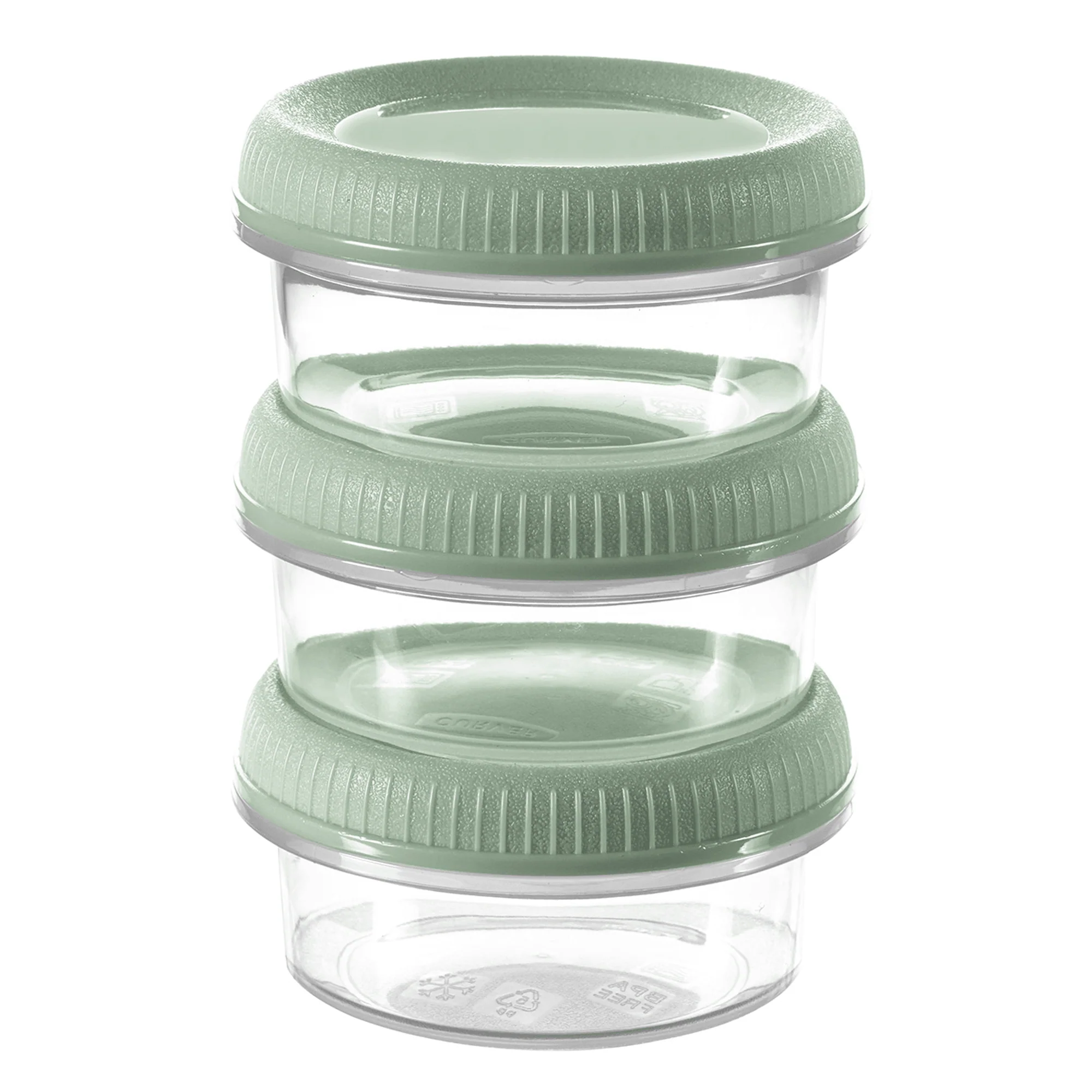 Curver Smart To Go Eco Line Sauce Containers – Set of 3 (0.15L, Recycled)