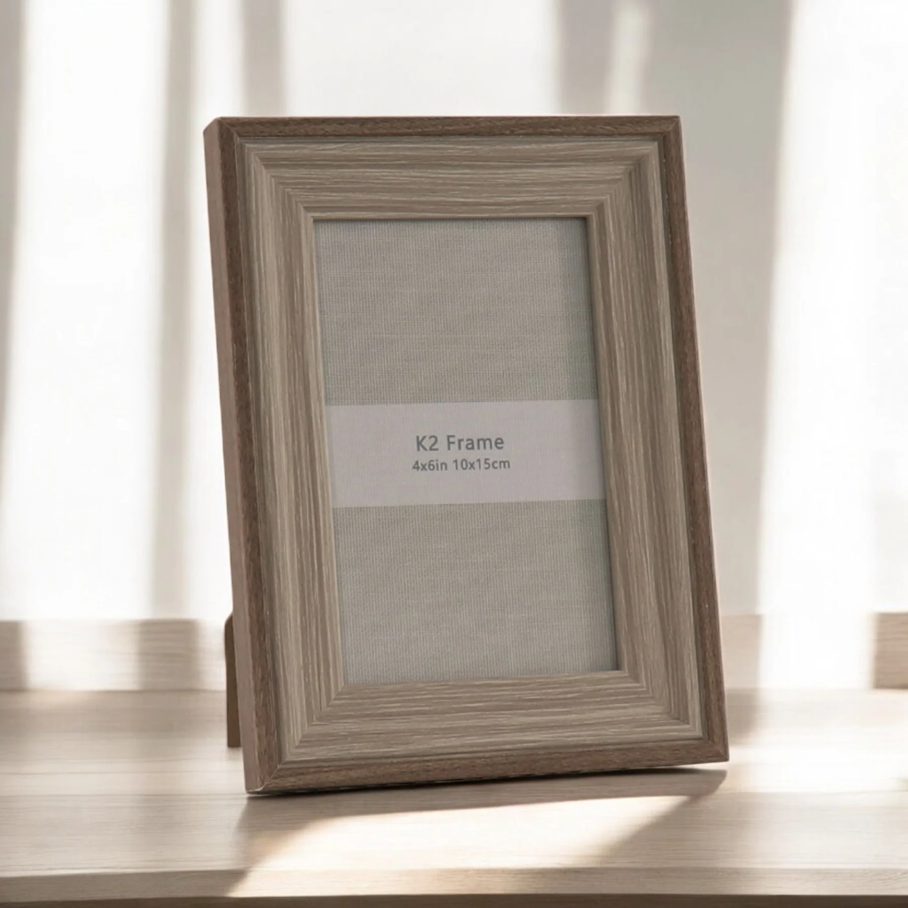 Dark Wood Photo Frame 4x6 - Image 2