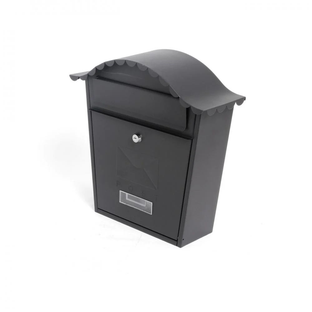 De Vielle Traditional Post Box - Black - Image 2