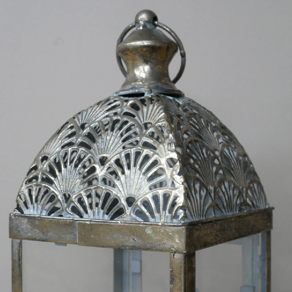 Decorative Metal Lantern with Handle 35cm - Image 3