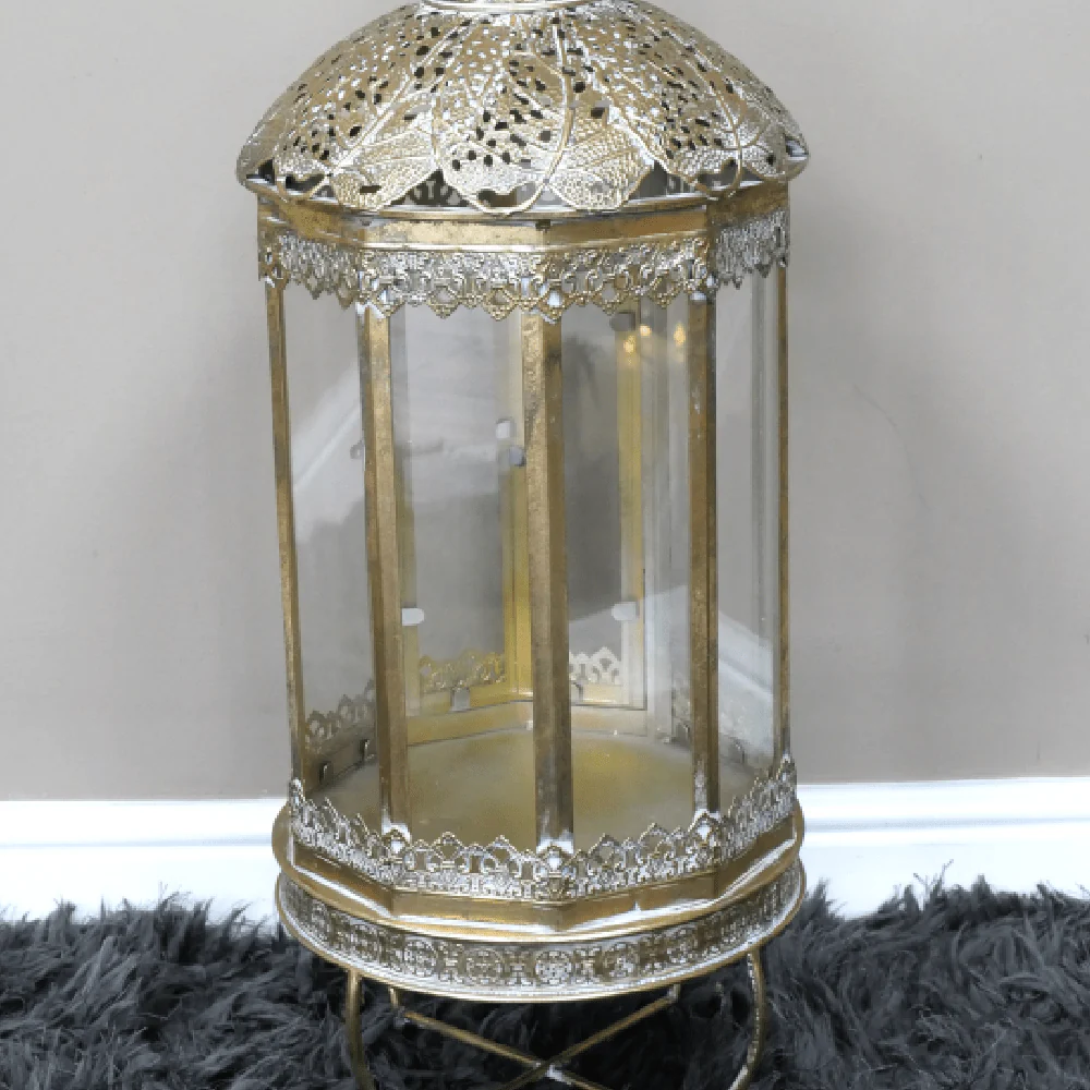Decorative Metal Tall Lantern 75cm - Image 2