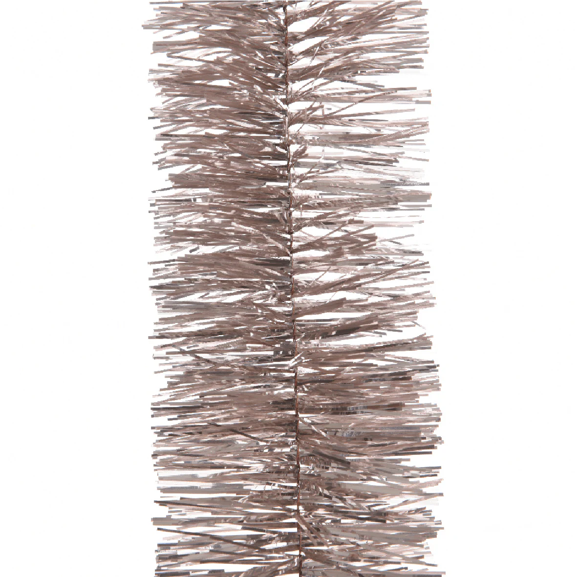 Decoris Tinsel Garland PET Shiny Blush Pink 2.7m