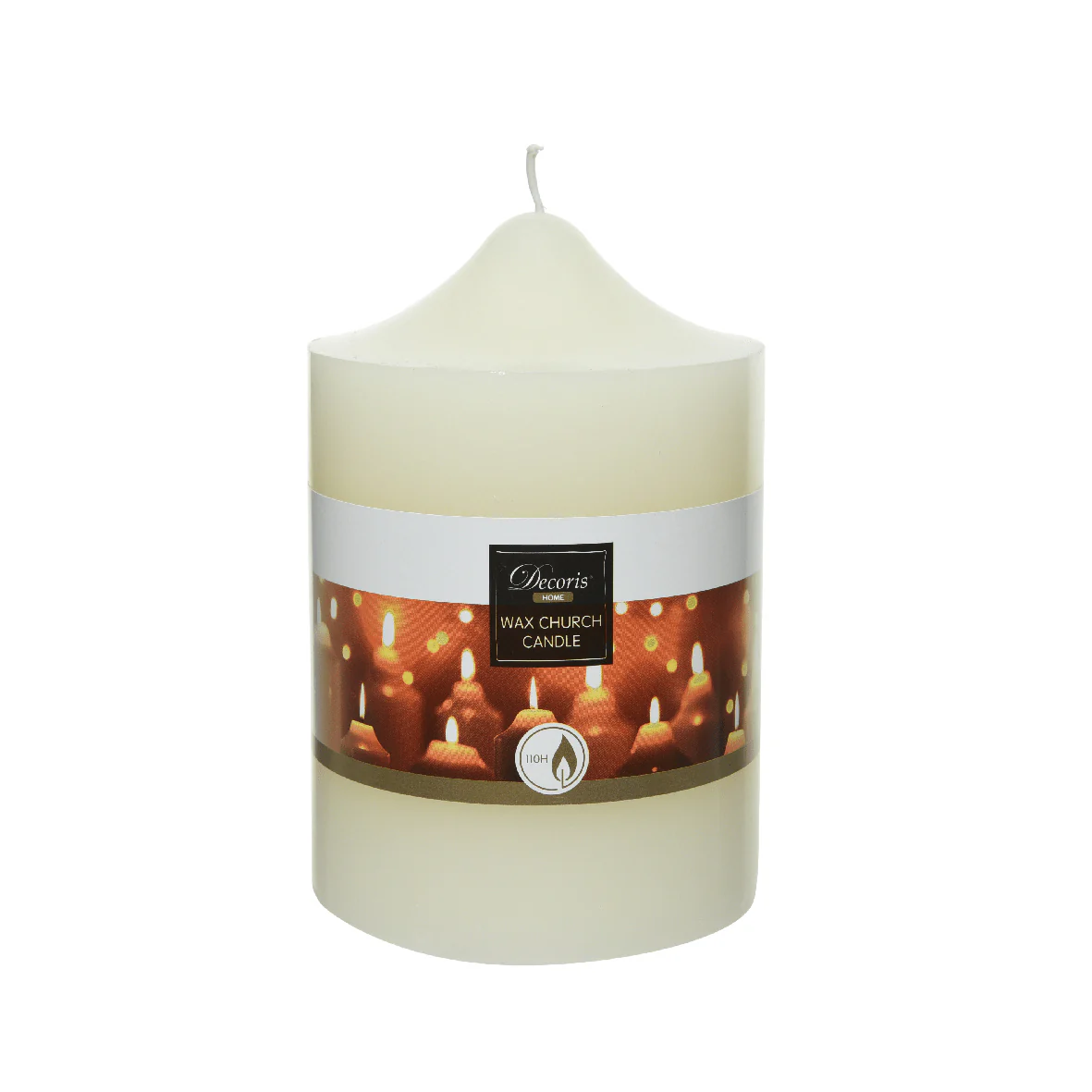 Decoris Wax Church Candle 15 x 10cm