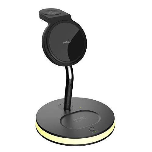 Deltaco 3-in-1 Magnetic Wireless Charger | QI1041