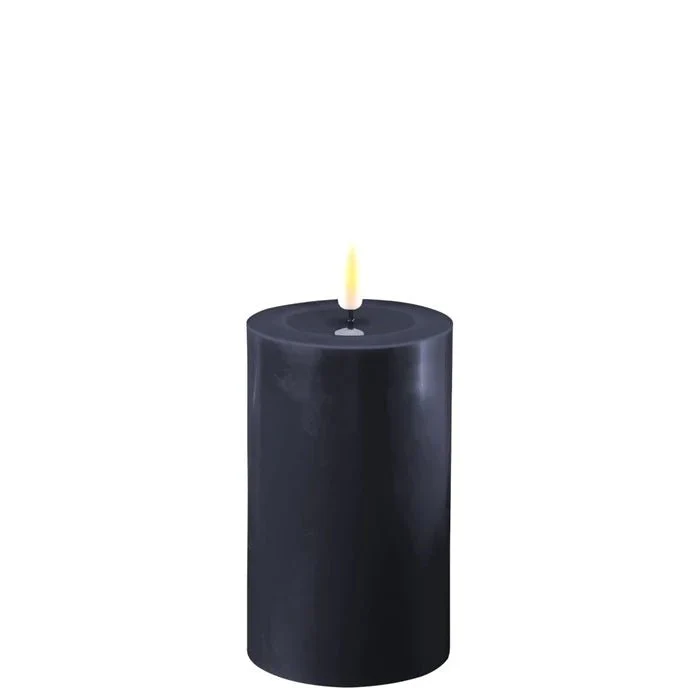 Deluxe HomeArt Royal Blue LED Candle 7.5 x 12.5 cm