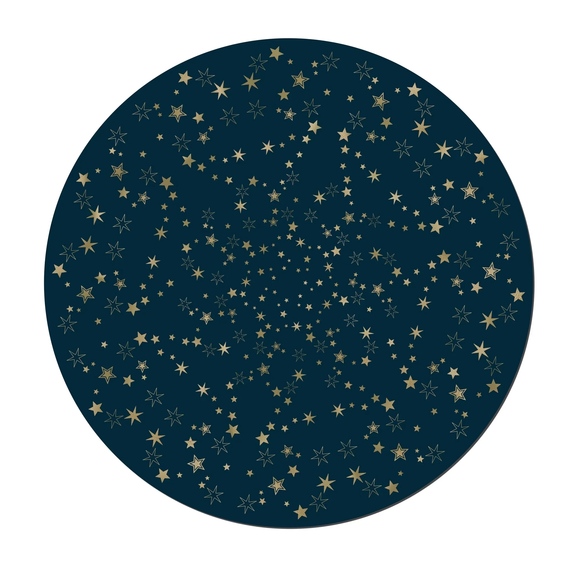 Denby Christmas Stars Round Placemats Set Of 6