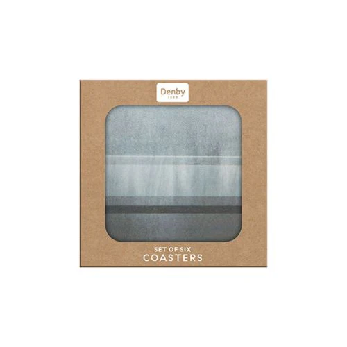 Denby Colours Grey 6 Piece Coasters - Image 2
