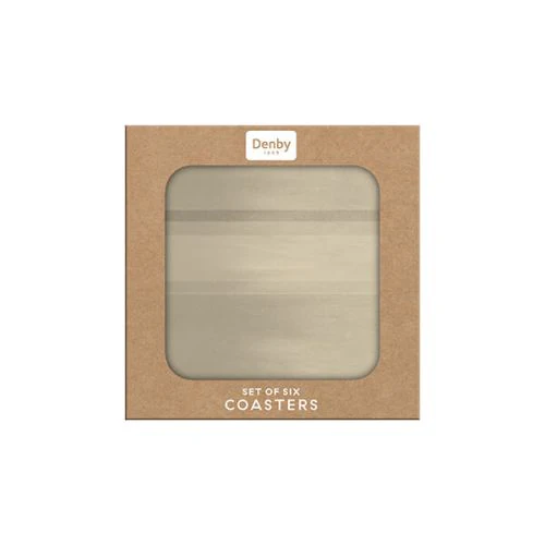 Denby Colours Natural 6 Piece Coasters - Image 2