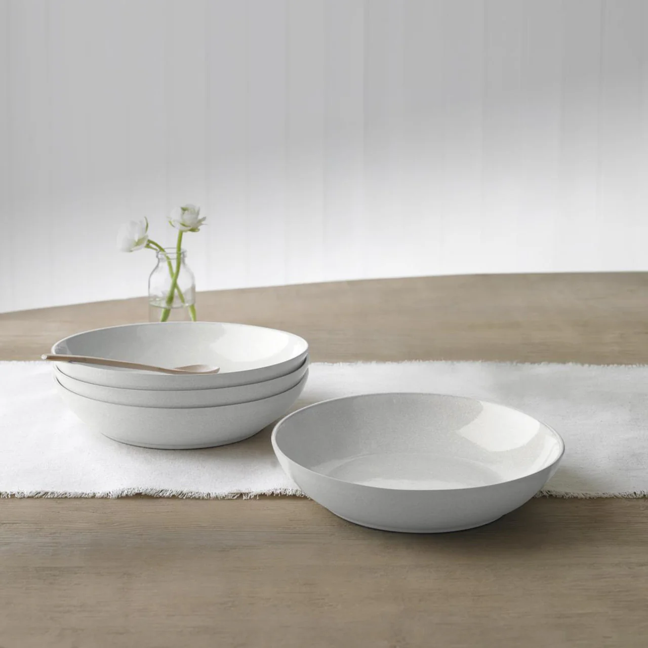 Denby Cotton White Set Of 4 Pasta Bowls - Image 2