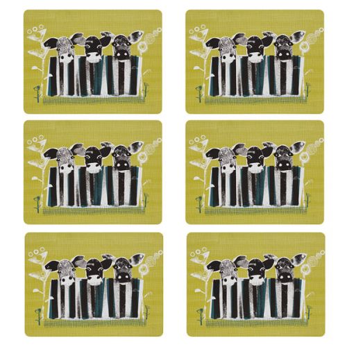 Denby Cow Placemats Set of 6