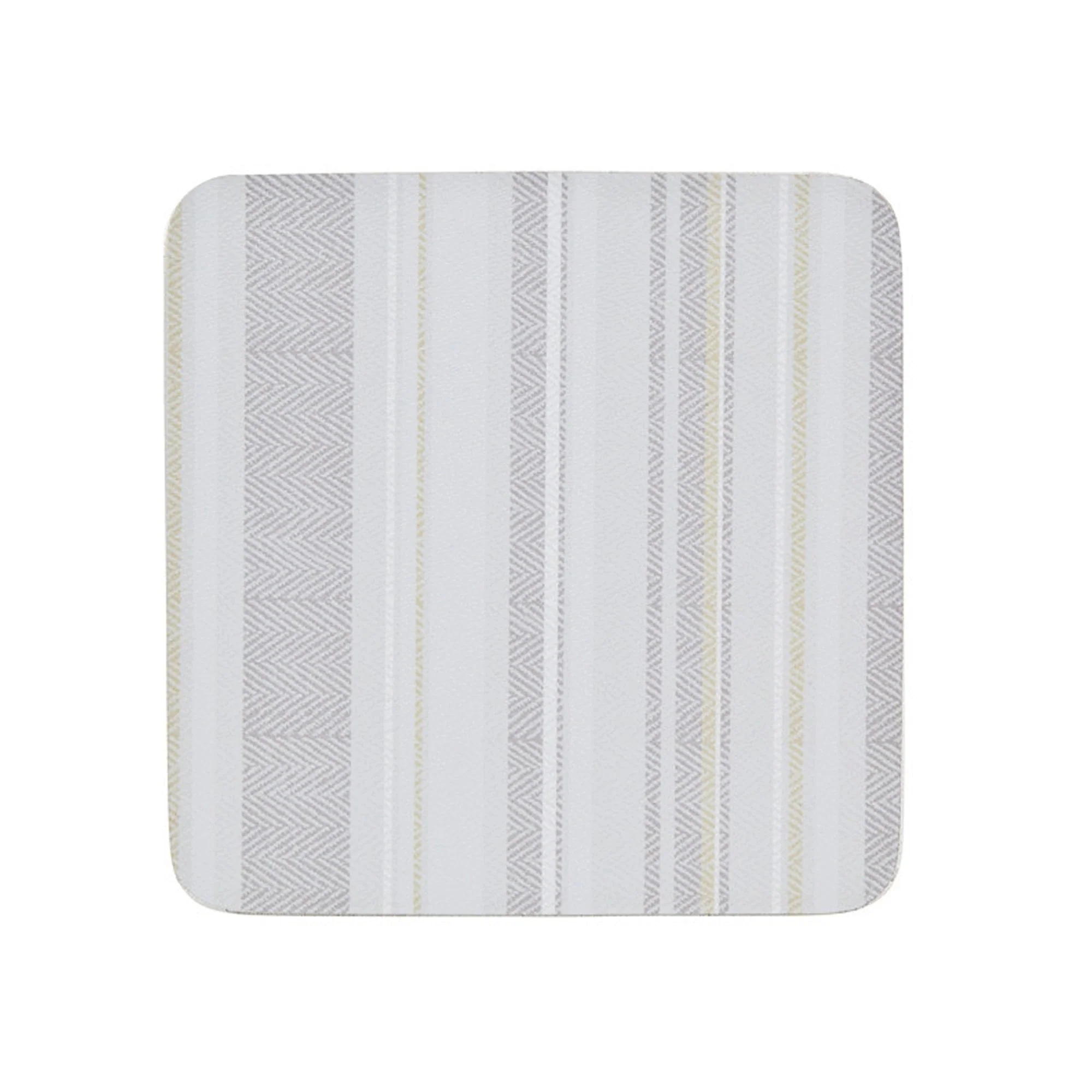 Denby Cream Stripe Coasters Set of 6
