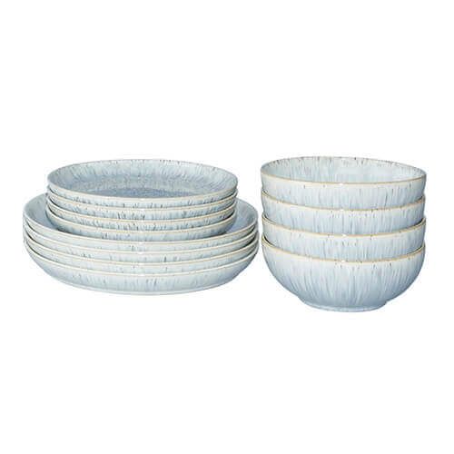 Denby Halo Speckle 12 Piece Coupe Set - Image 2