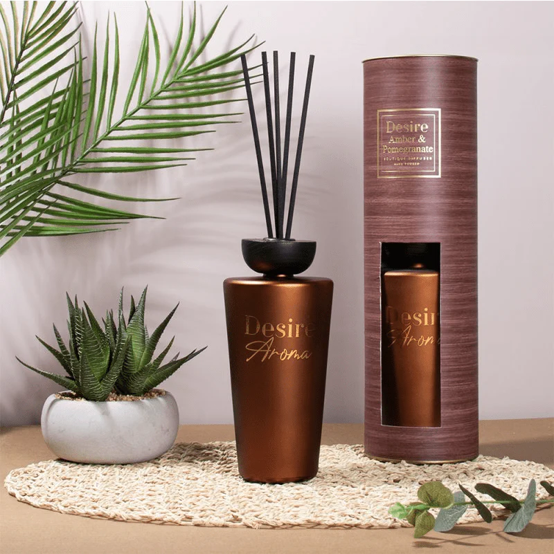 Desire Aroma Luxury Reed Diffuser – Amber Pomegranate (1000ml)