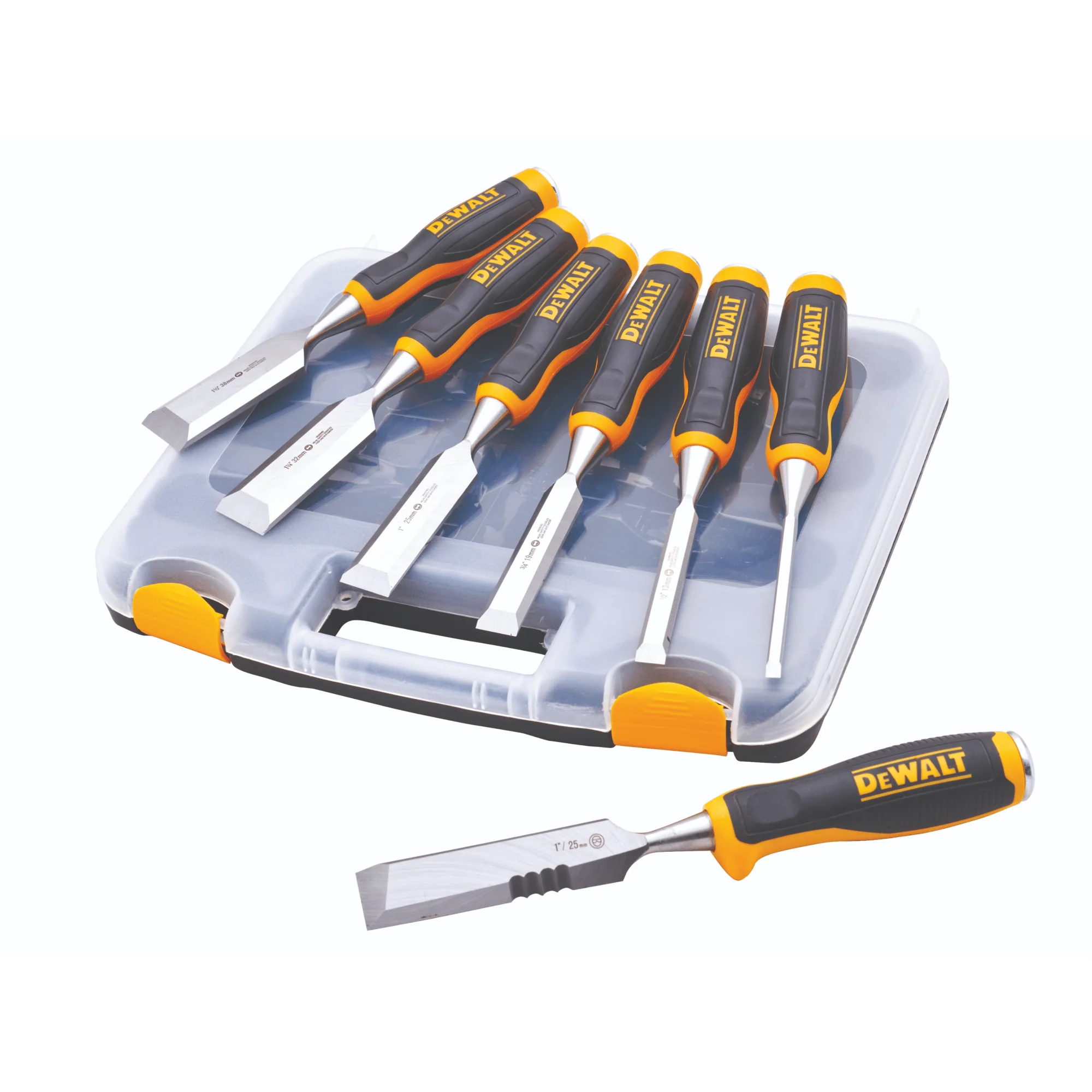 DeWalt 6 Piece Chisel Set With Free Chisel Knife