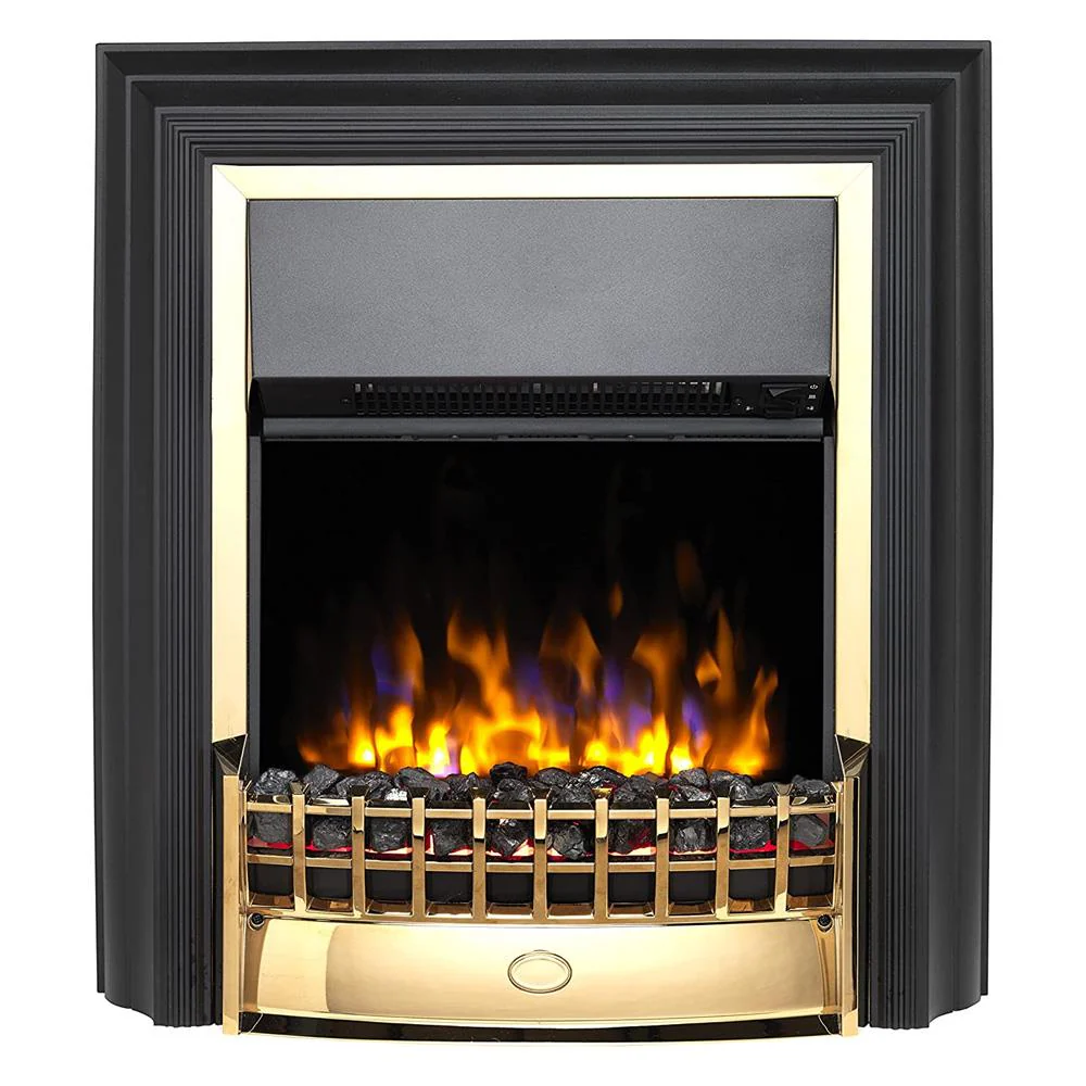 Dimplex Cheriton Optiflame Freestanding Electric Fire 2Kw - Black/Gold