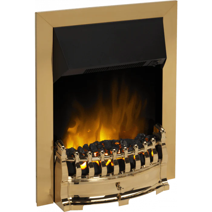 Dimplex STM20 Stamford Brass Optiflame Electric Inset Fire