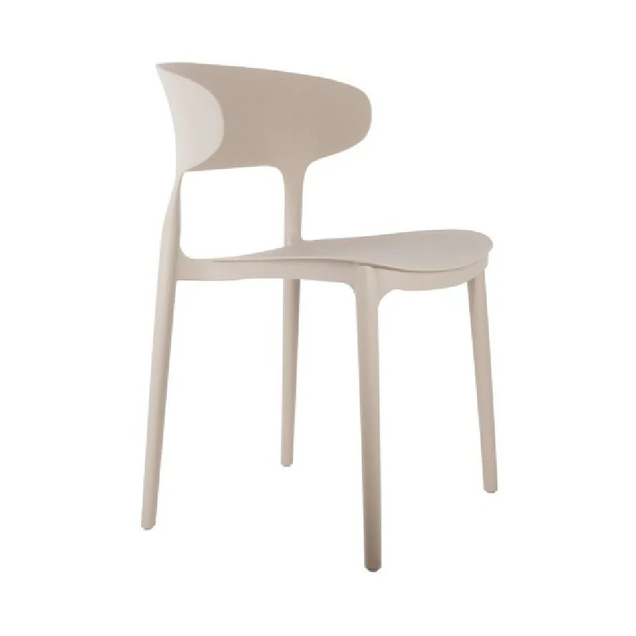 Dining Chair Fain - Indoor or Outdoor - Warm Grey