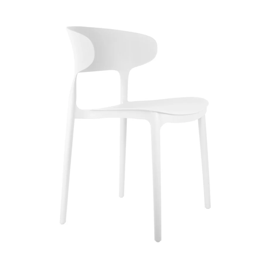 Dining Chair Fain - Indoor or Outdoor - White