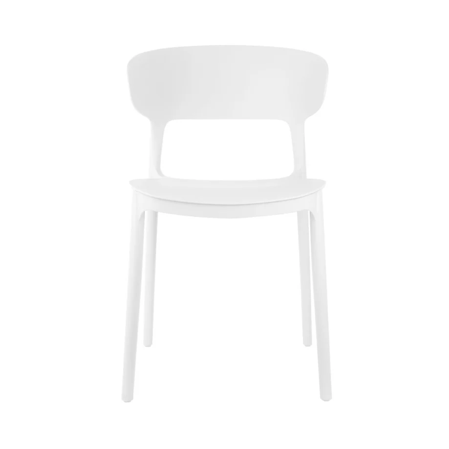 Dining Chair Fain - Indoor or Outdoor - White - Image 2