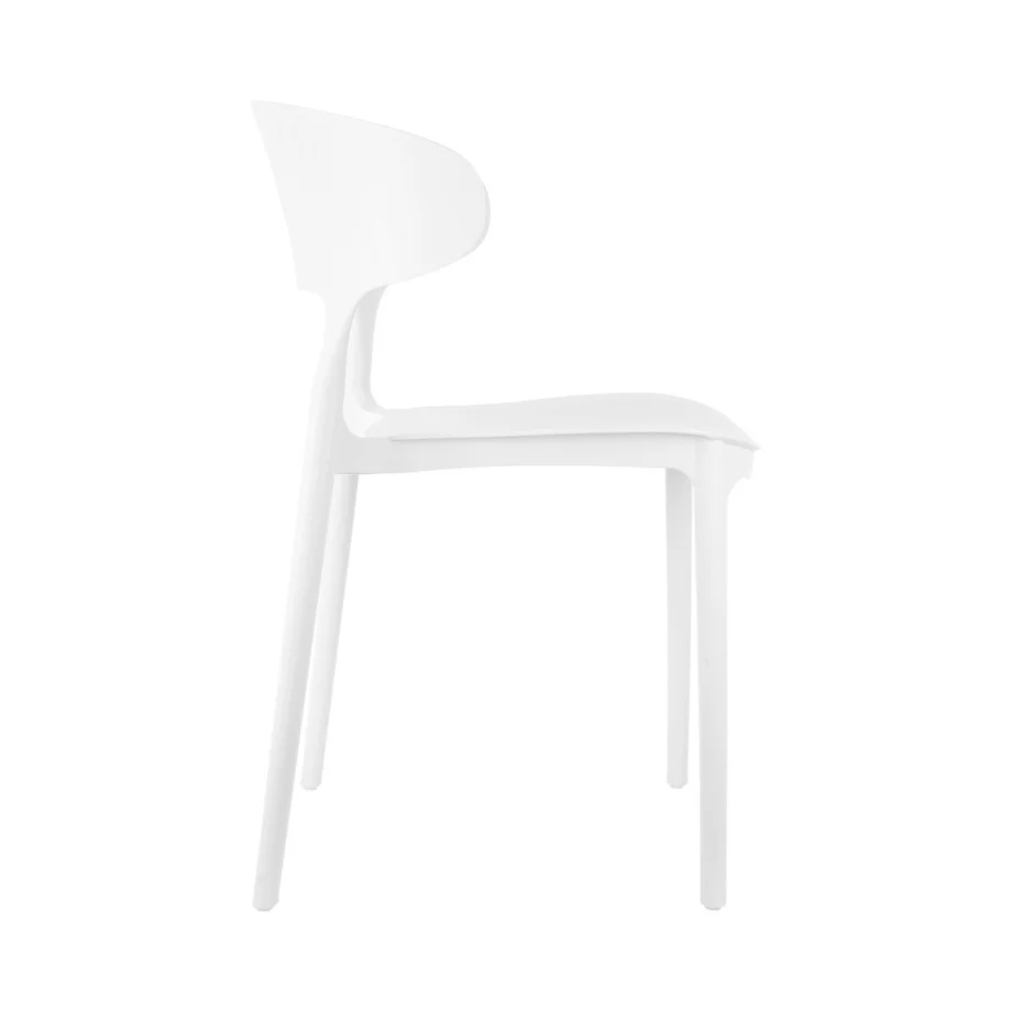 Dining Chair Fain - Indoor or Outdoor - White - Image 3
