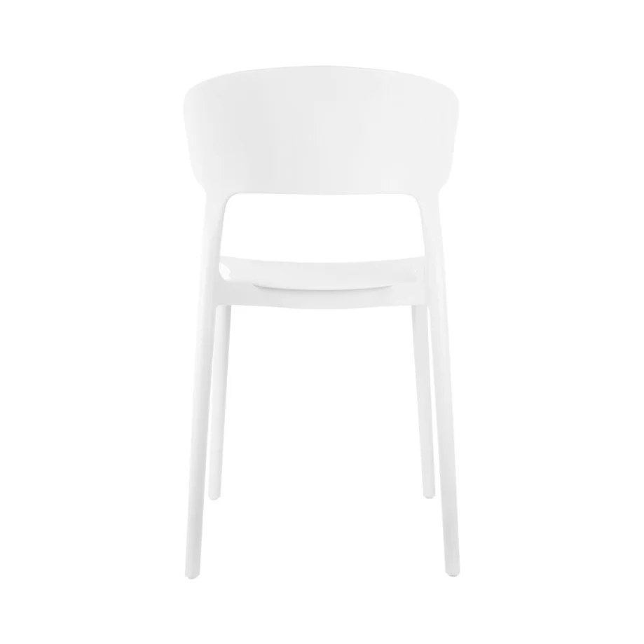 Dining Chair Fain - Indoor or Outdoor - White - Image 4