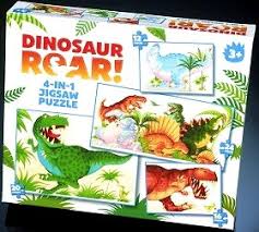 Dinosaur Roar 4In1 Jigsaw Puzzle