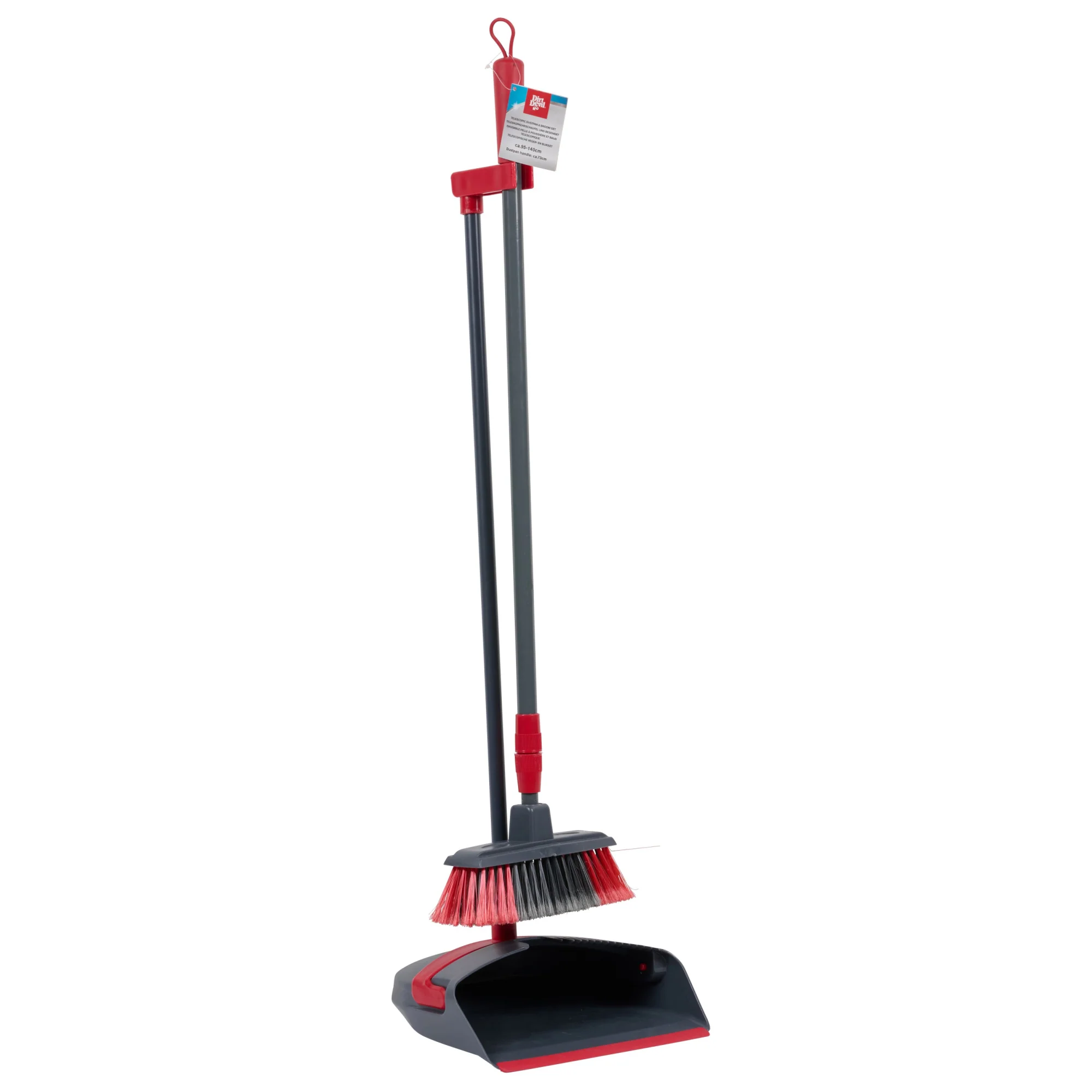 DIRT DEVIL Long Handled Dustpan & Broom