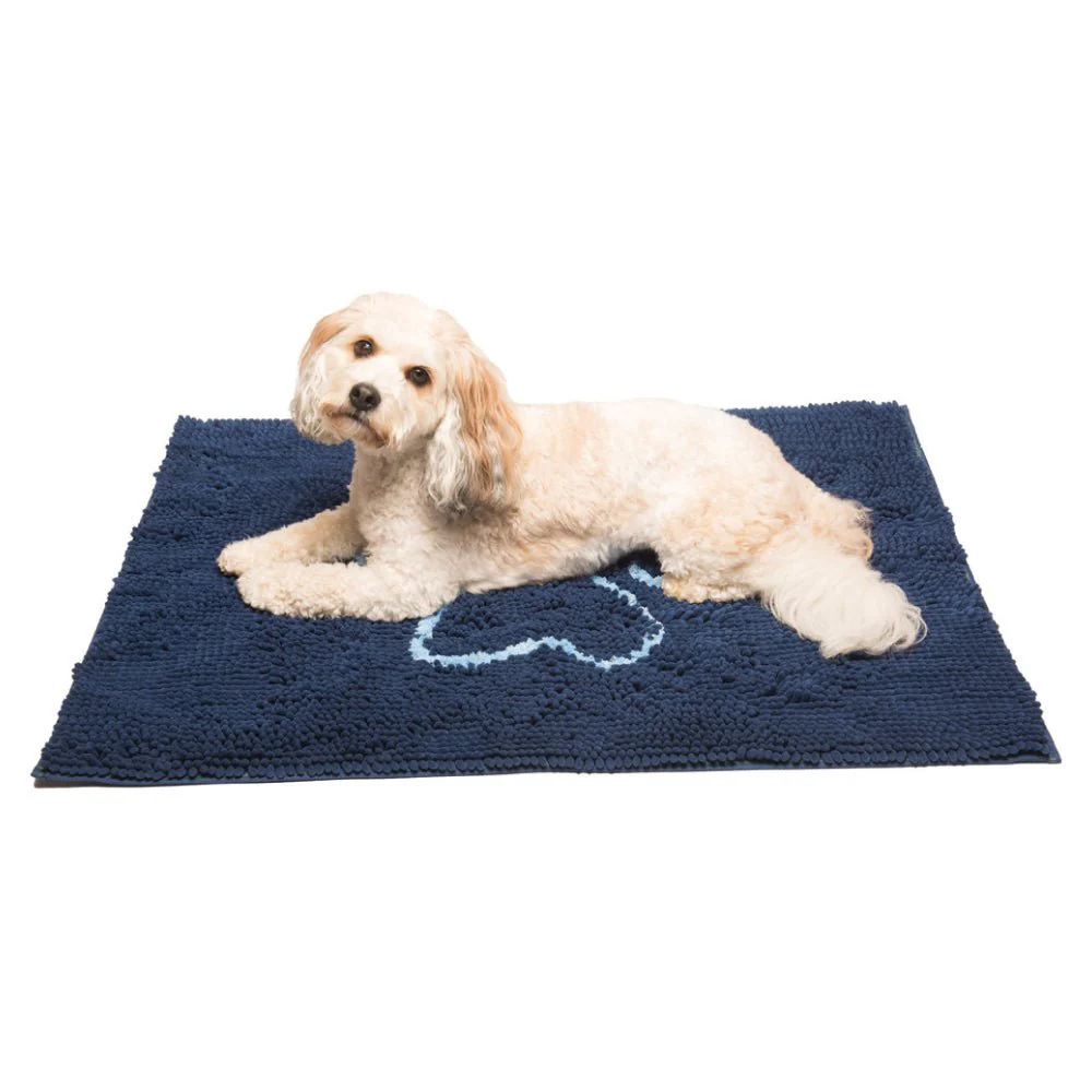 Dirty Dog Door Mat Blue Medium 31X20IN - Image 2