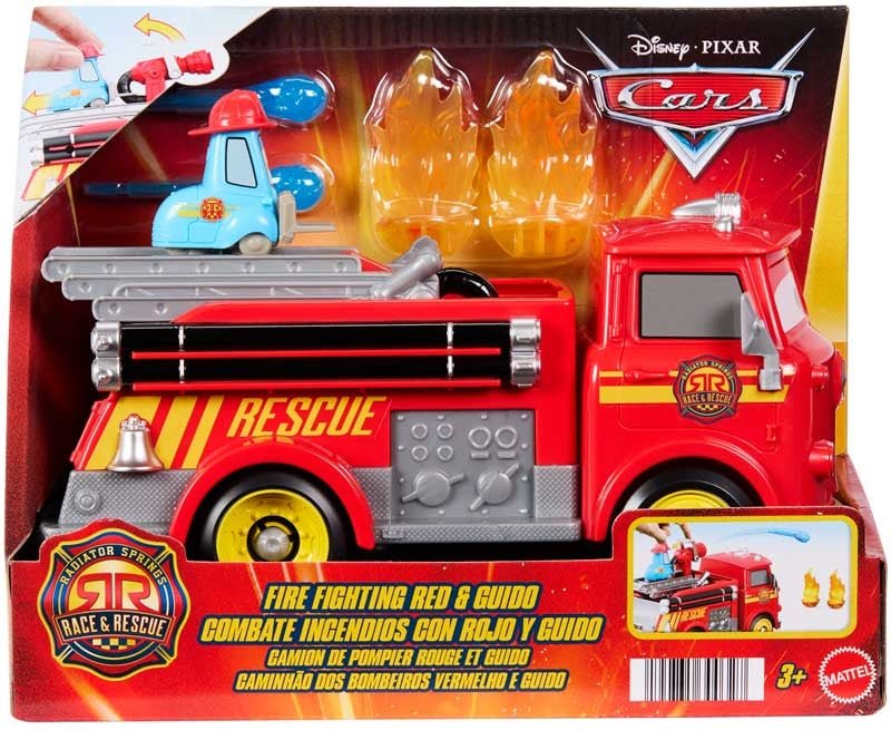 Disney And Pixar Cars Radiator Springs Race & Rescue Fire Fighting