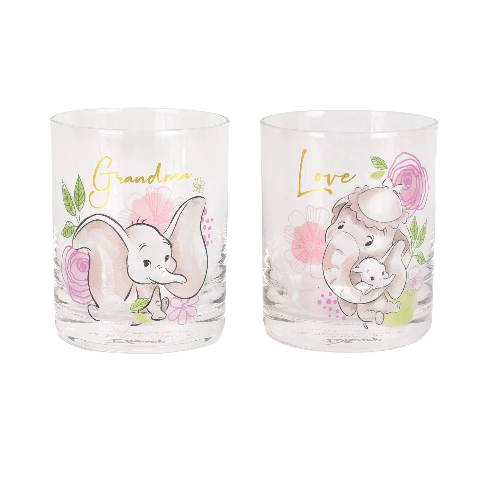 Disney Set of 2 Dumbo Glasses 10 x 8cm - Grandma