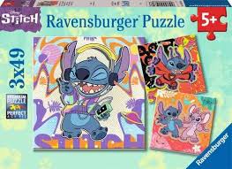 Disney Stitch 3X49Pc Puzzle