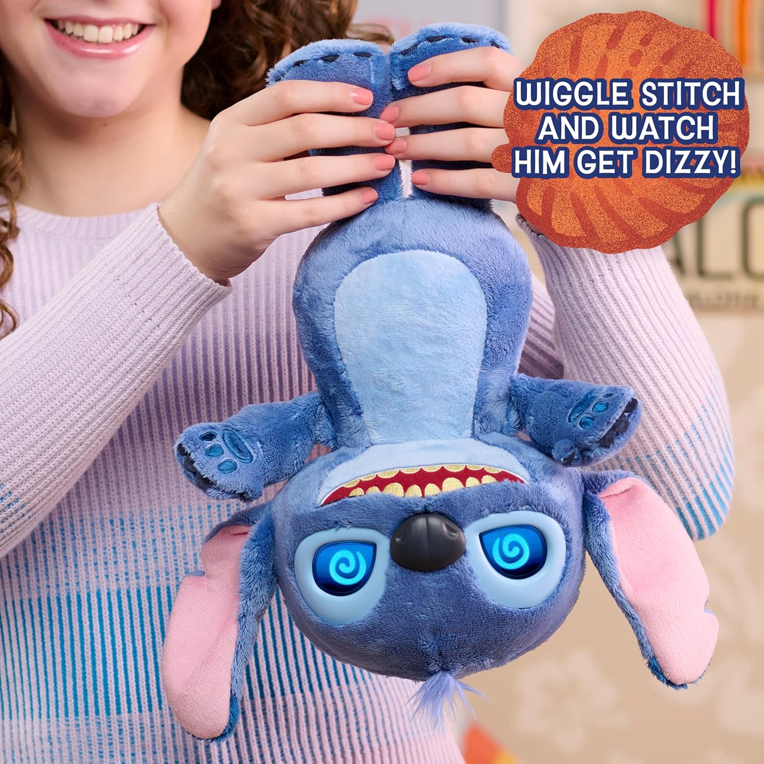 Disney Stitch Many Moods 14-inch Interactive Plush - Image 5