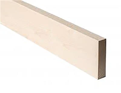 Diy 120X19X2400Mm White Deal Pao (5X1'')