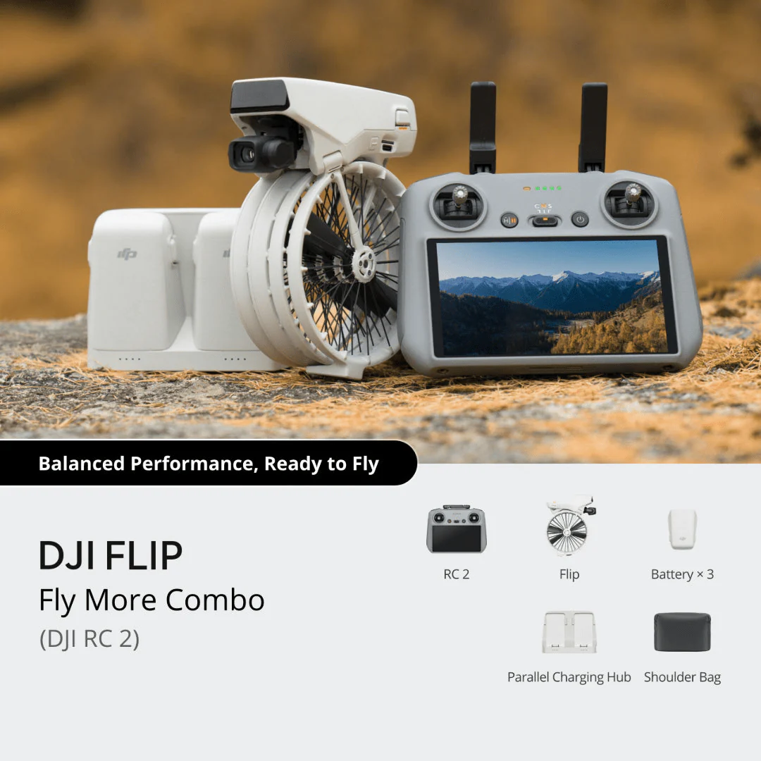 DJI Flip Fly More Combo Drone (DJI RC 2) | CP.FP.00000181.01 - Image 4