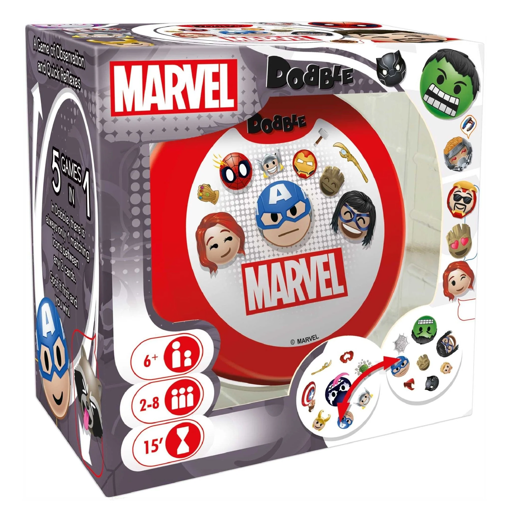 Dobble Marvel Emoji
