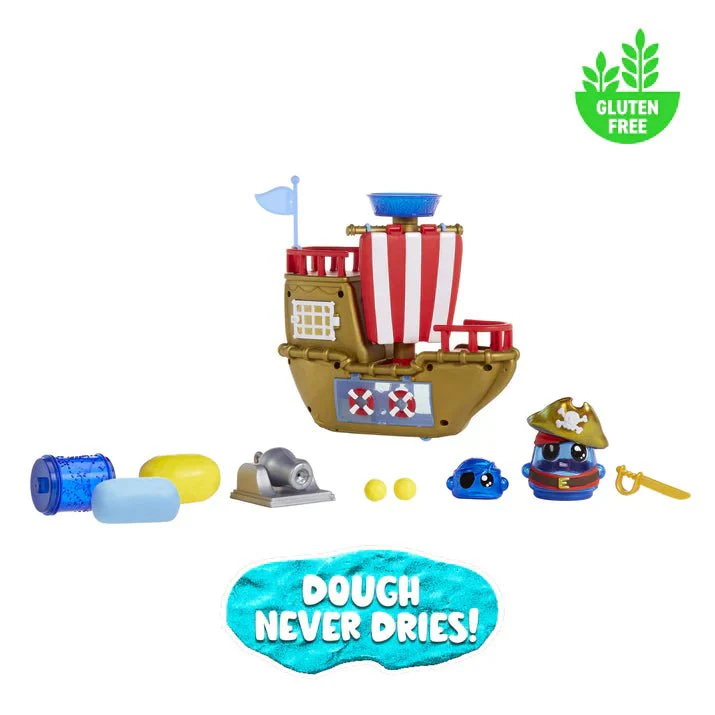 DohKins Pirate Ship Playset & Pirate - Image 2